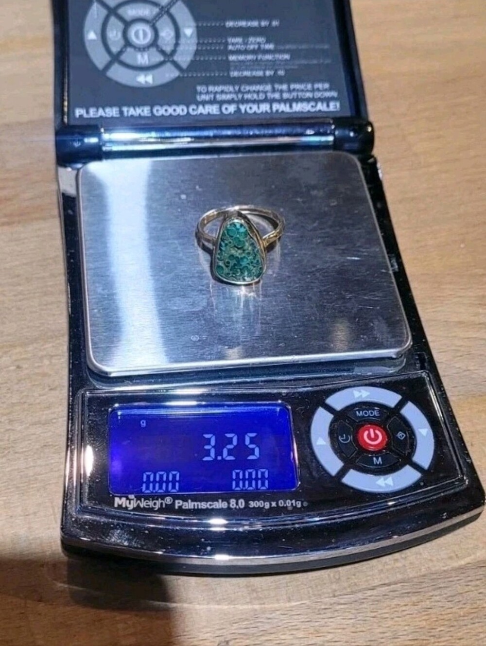 Melissa Joy Manning 14K Gold Botryoidal Malachite Ring MJM Size 6.5 / 7 - Picture 11 of 11